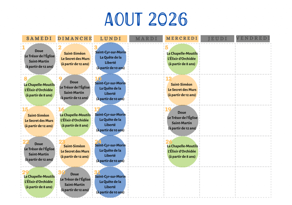 PLANNING AOUT